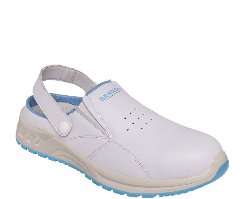 BENNON stivali da lavoro white ob slipper
