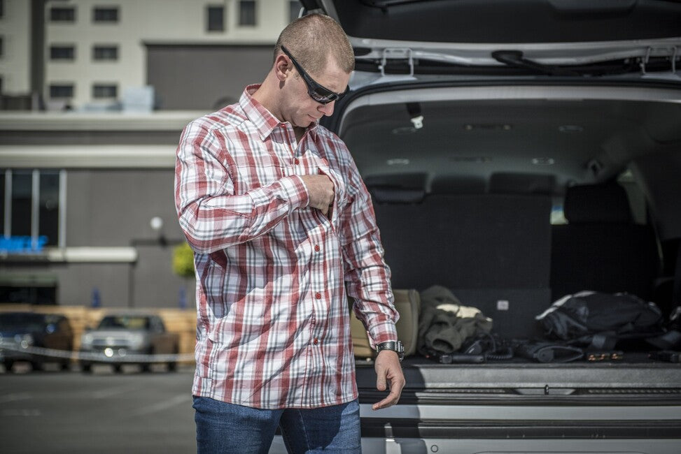 Helikon-Tex TRIP camicia - Plaid indaco
