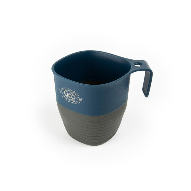 UCO Tazza pieghevole, blu-grigio ECO