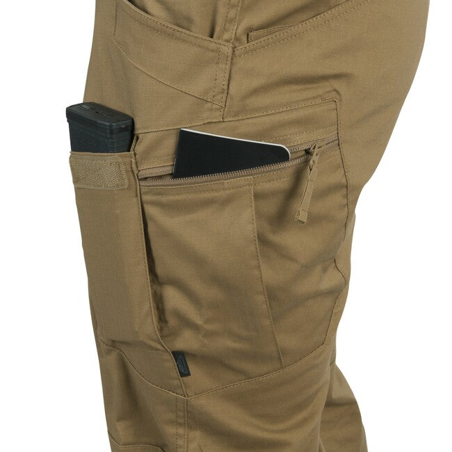 Helikon-Tex Urban Tactical pantaloni rip-stop in policotone, crimson sky/ash grey