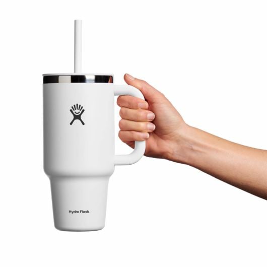 Hydro Flask 32 OZ All Around Travel Tumbler 946 ml, bianco