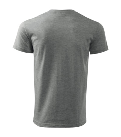 Malfini Basic maglietta da uomo, grigio scuro