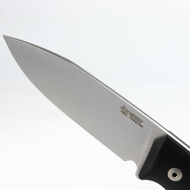 Lionsteel Coltello tipo bushcraft a lama fissa in acciaio Sleipner B35 GBK