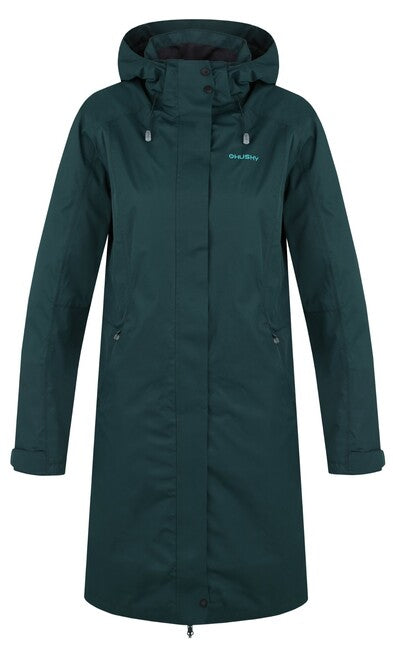 Husky Nut cappotto hardshell da donna, verde scuro