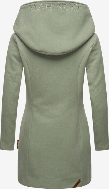 Marikoo MAIKOO cappotto invernale da donna con cappuccio, menta fumé