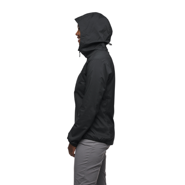 Black Diamond Alpine Start felpa con cappuccio isolante da donna, nera