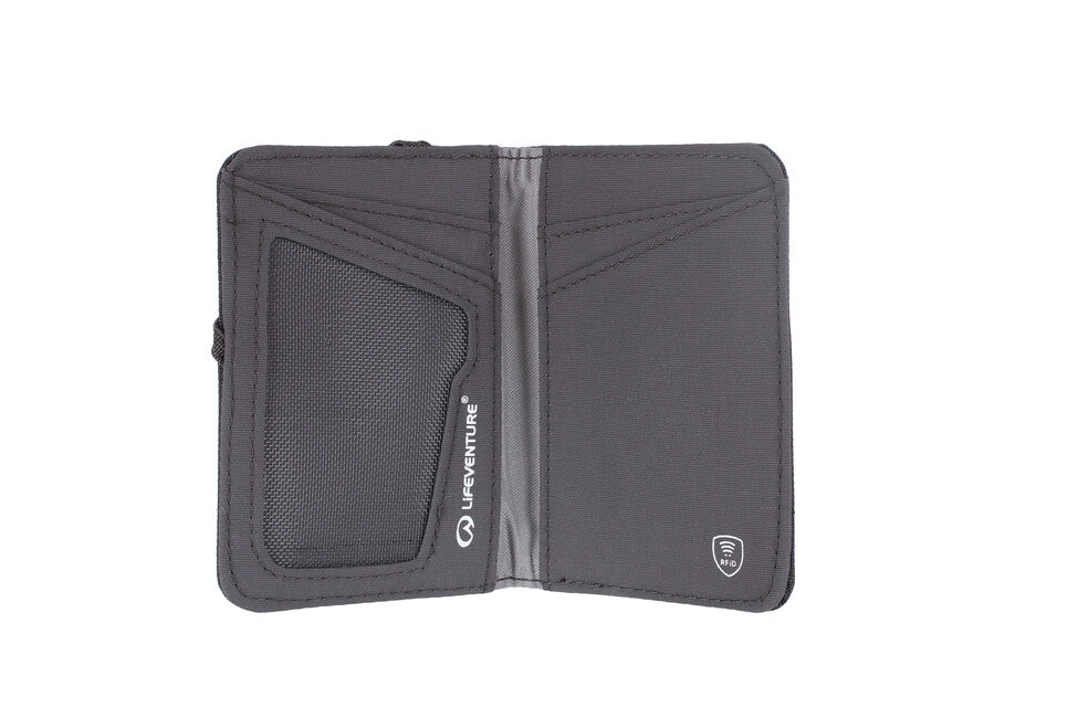 Lifeventure RFID Card Wallet, Grey