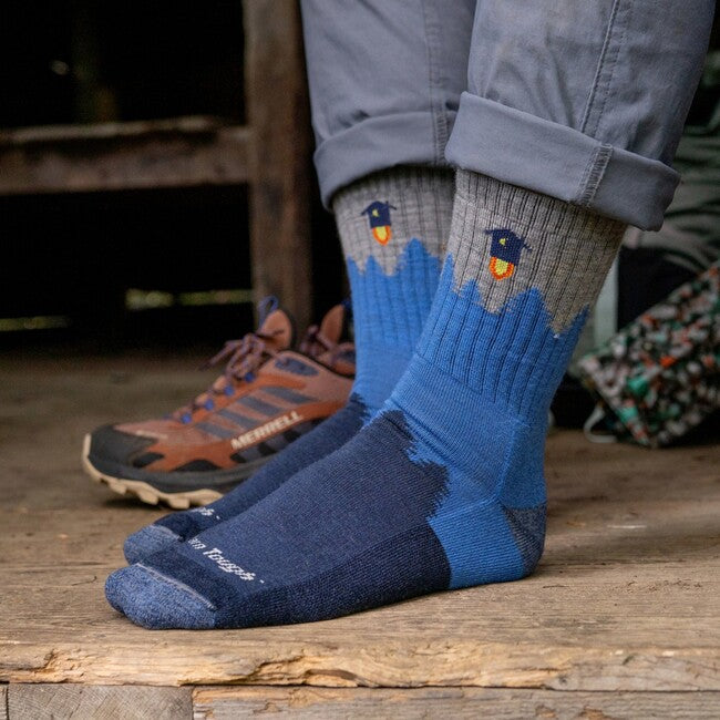 Darn Tough Number 2 Micro Crew calzini medio leggero con cuscino, grigi