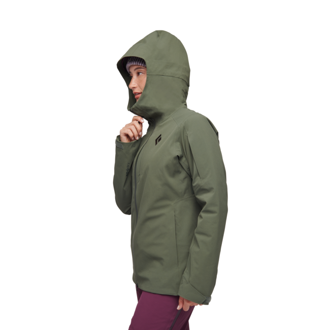 Black Diamond Recon Insulated Shell giacca impermeabile da donna, tundra