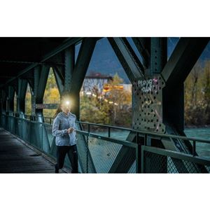 Ledlenser NEO1R lampada frontale a led, bianco-limetico