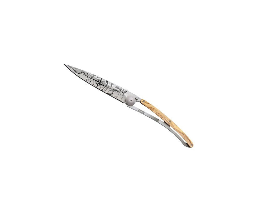 Deejo Tattoo legno coltello di chiusura Terra Incognita