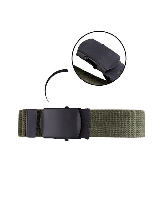 Mil-Tec cintura US con fibbia nera 38 mm, oliva