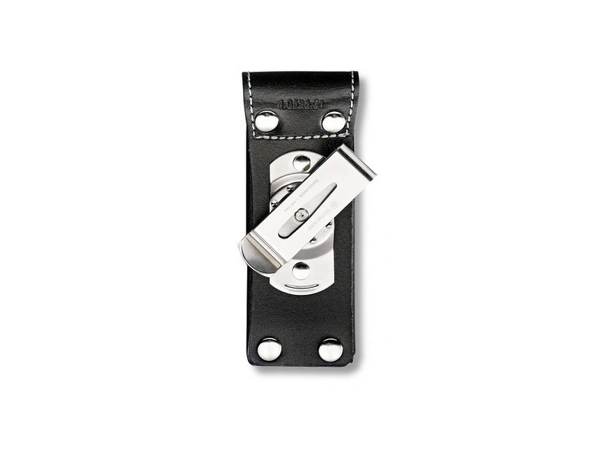 Victorinox Custodia in pelle fino a 111 mm con clip girevole