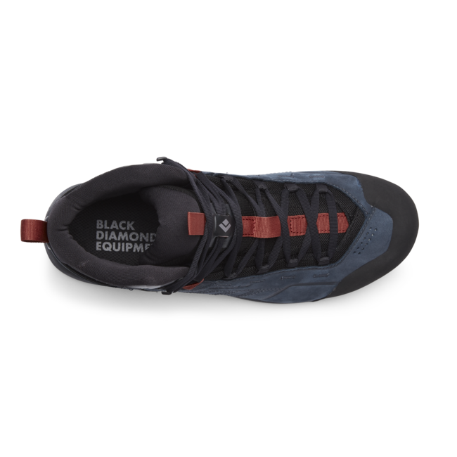 Black Diamond Mission Mid waterproof approach stivali in pelle, roccia rossa eclissi