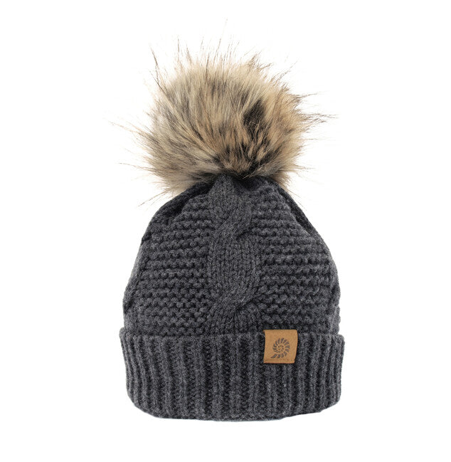 Origin Outdoors Cappello Bobble Merino, grigio