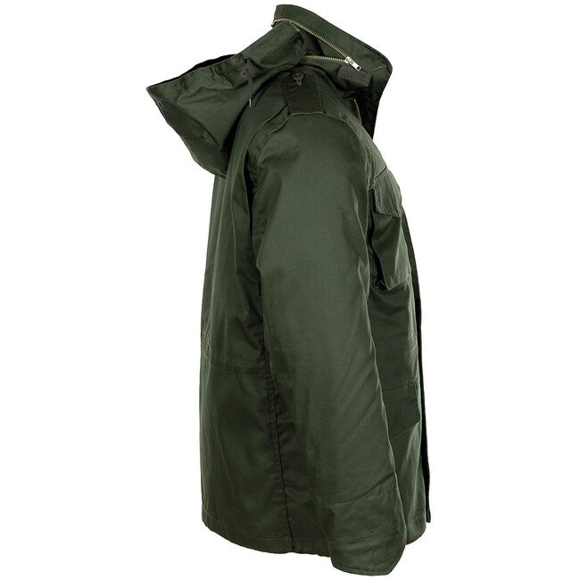 MFH Giacca da campo americana M66 con fodera trapuntata staccabile, verde OD