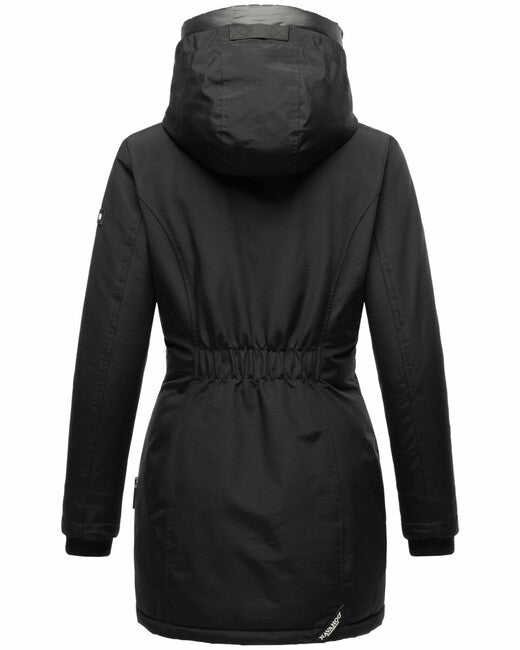 Navahoo Blizzardstorm giacca invernale da donna con cappuccio, nera
