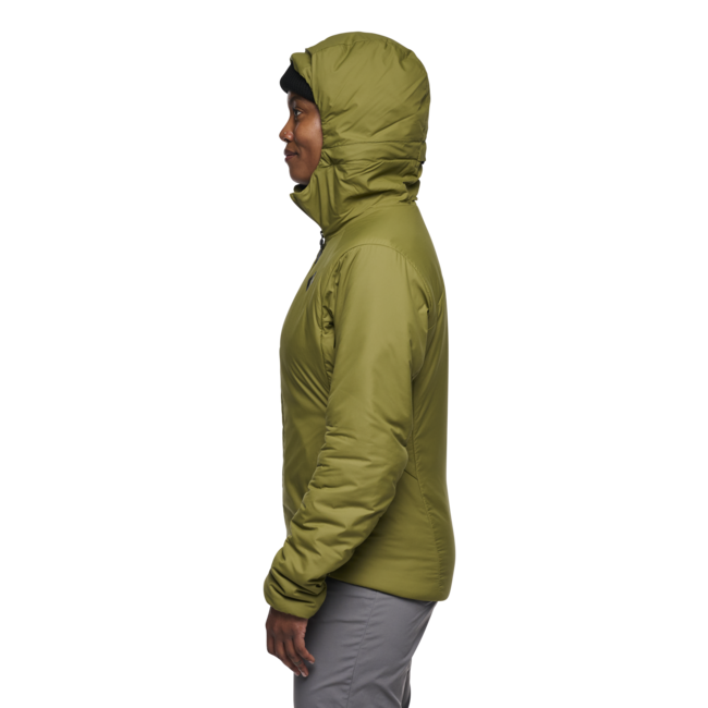 Black Diamond First Light Stretch felpa da donna, verde falesia