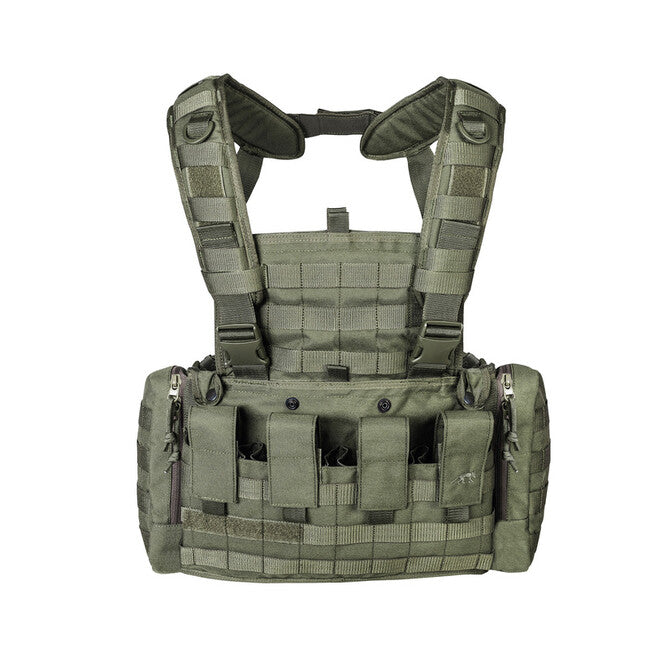 Tasmanian Tiger RIG MKII chest rig con tasche laterali, oliva