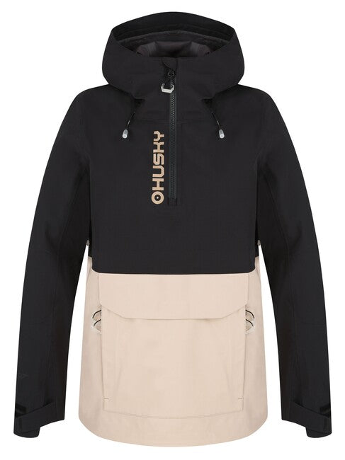HUSKY Nabbi giacca outdoor da donna, nero/beige