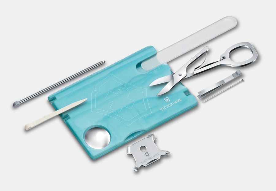 Victorinox Swiss Card set manicure, blu