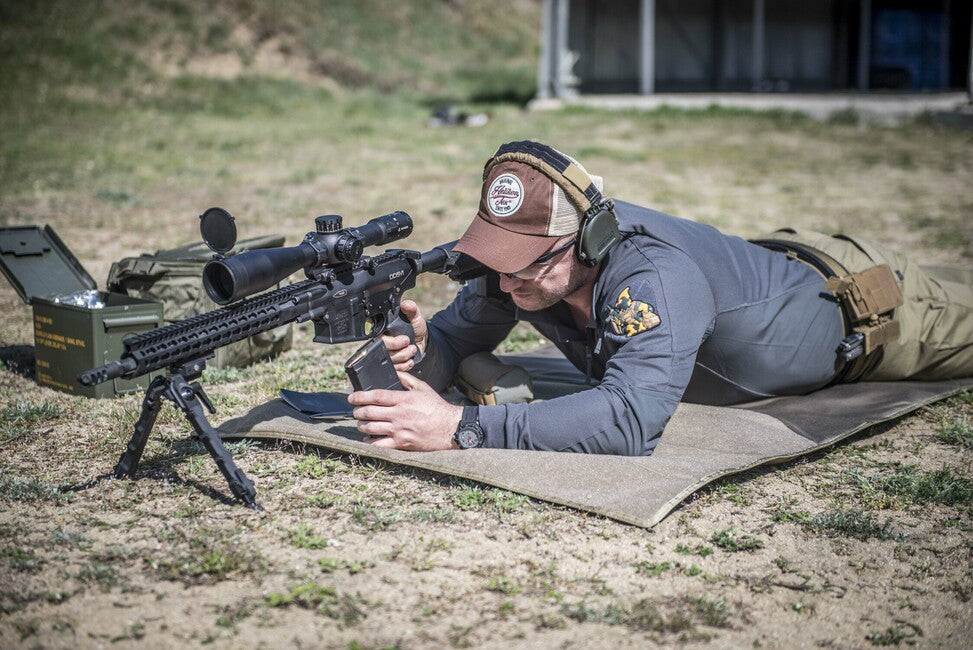 Helikon-Tex BACKBLAST MAT esteso - tappeto da tiro, verde adattivo