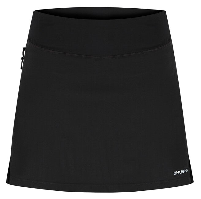 Husky Flamy gonna funzionale da donna con pantaloncini, nero