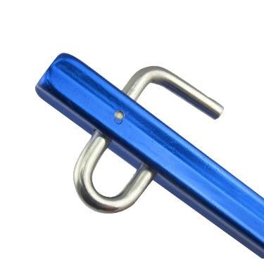 BasicNature Picchetti per tende stabili 30 cm blu 4 pz.