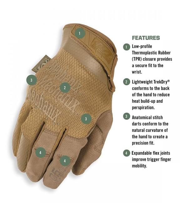 Mechanix Specialty guanti tattici 0,5 coyote