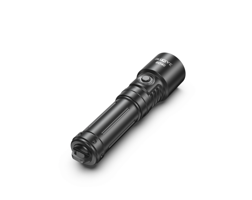 Bludive BD40 Diving Flashlight, Black