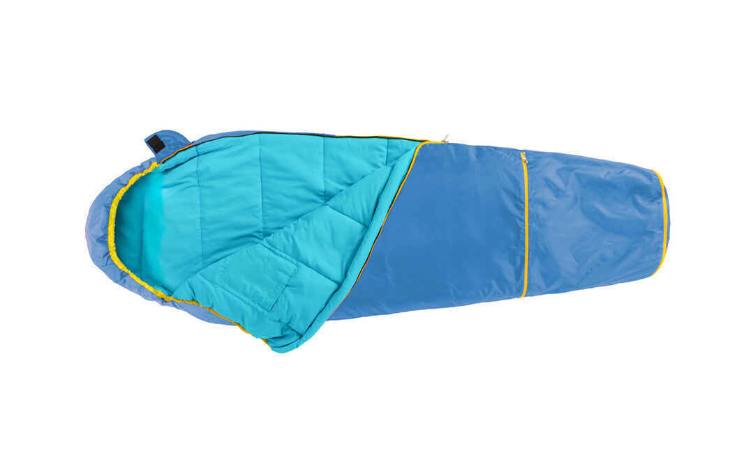 Grüezi-Bag Kids sacco a pelo colorato, acqua
