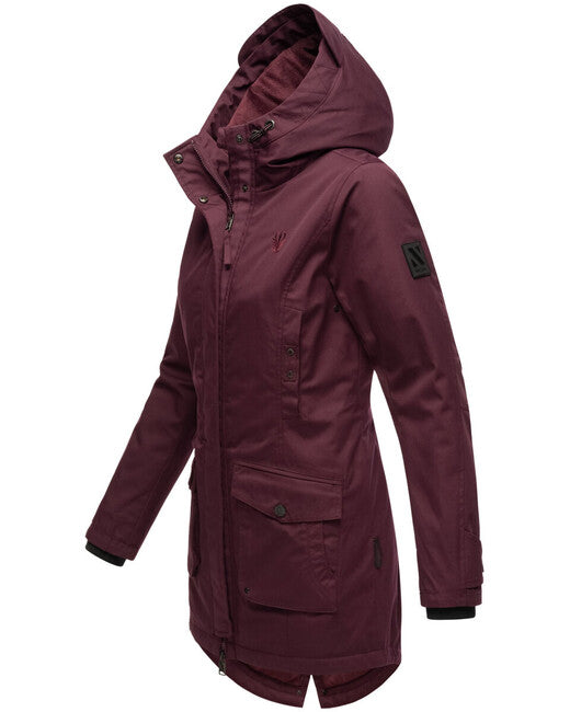 Navahoo Brinjaa giacca softshell transitoria da donna, vino