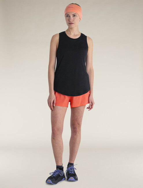 Icebreaker Sphere III canotta merino 125 cool lite donna, nero