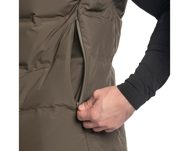 Pentagon Omega gilet trapuntato, nero