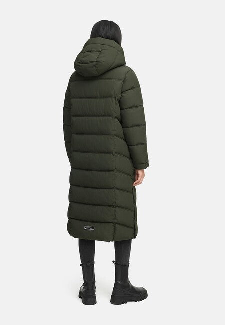 Navahoo Women's Winter Jacket ENGELSFEDER XIV, Dark Olive