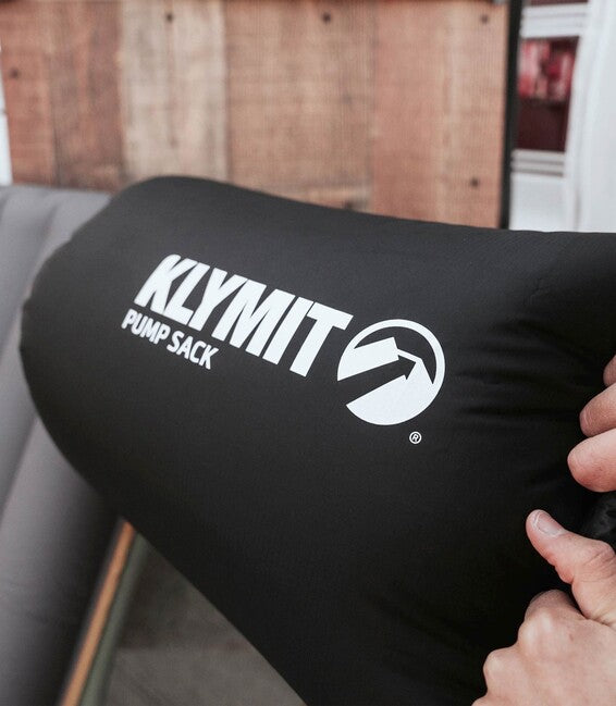 Klymit Sacco gonfiabile con valvola a ribalta, grigio
