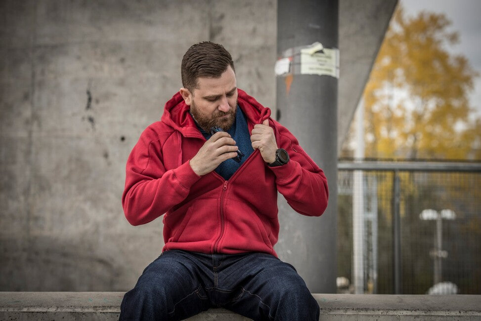 Helikon-Tex Urban Tactical lite felpa con cappuccio, nera