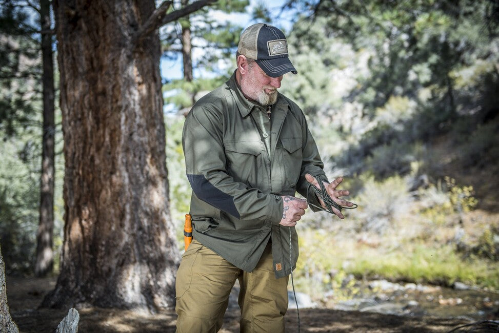 Helikon-Tex Woodsman camicia, coyote / verde taiga