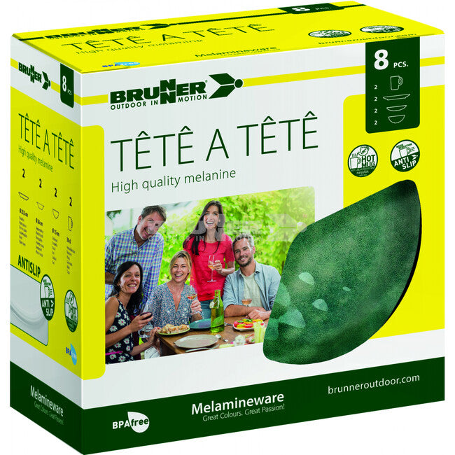Brunner set di utensili da campeggio, verde