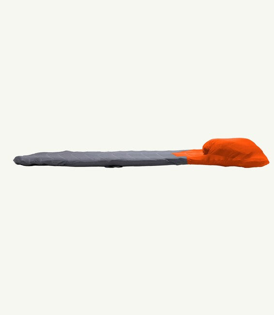 Klymit V Sheet Pad Protective Mat Cover, Orange Grey