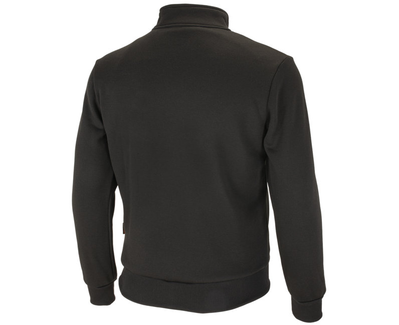 BENNON Adamos felpa con cappuccio con zip, nera