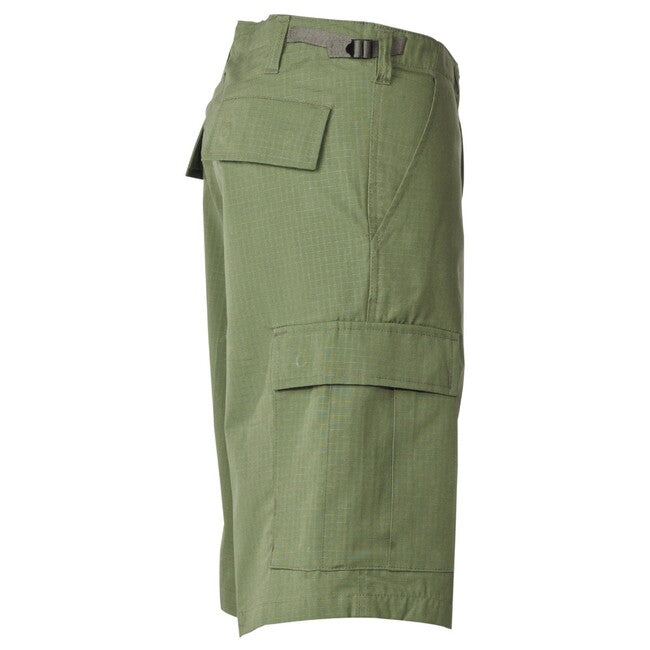 MFH Pantaloni corti americani bdu rip stop, verdi od