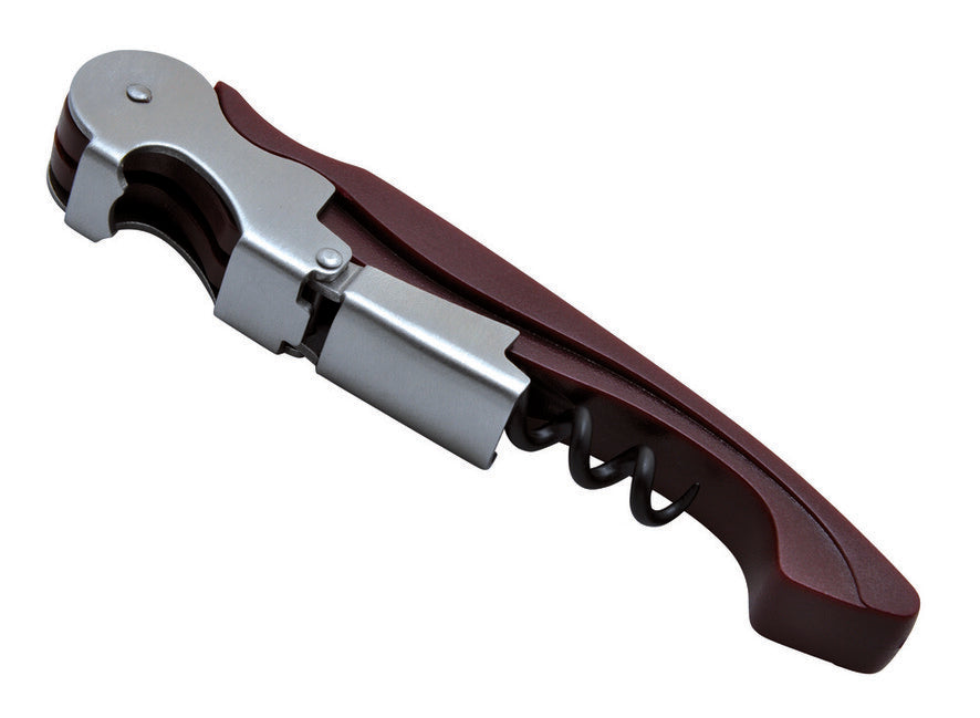 Baladeo ECO184 coltello da cameriere allegro, manico in abs rosso vino