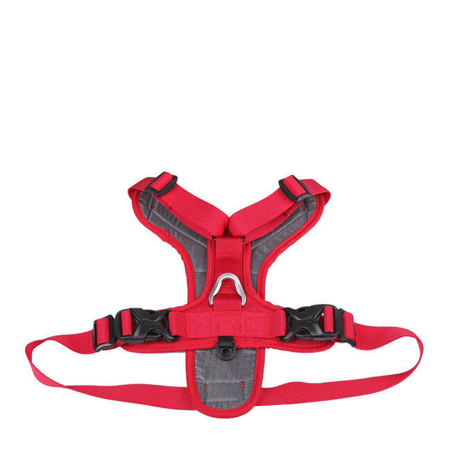 Mountain Paws Padded Dog Harness Medium, Red