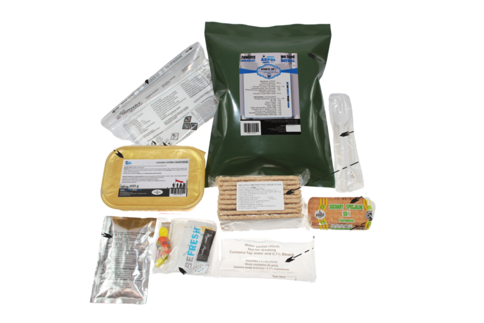 Arpol Razione militare giornaliera PC LAD2- lasagne+bigos con salsiccia