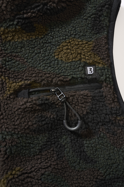 Brandit Teddyfleece telovnik flisasti, woodland