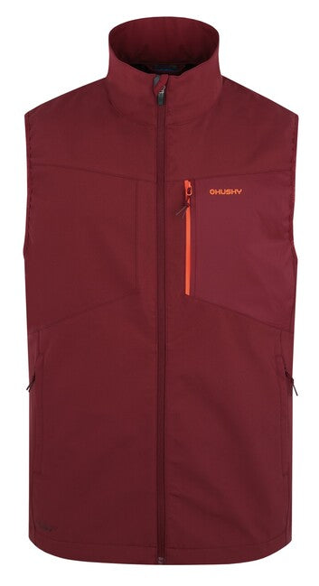 HUSKY Salien gilet softshell da uomo M, bordeaux