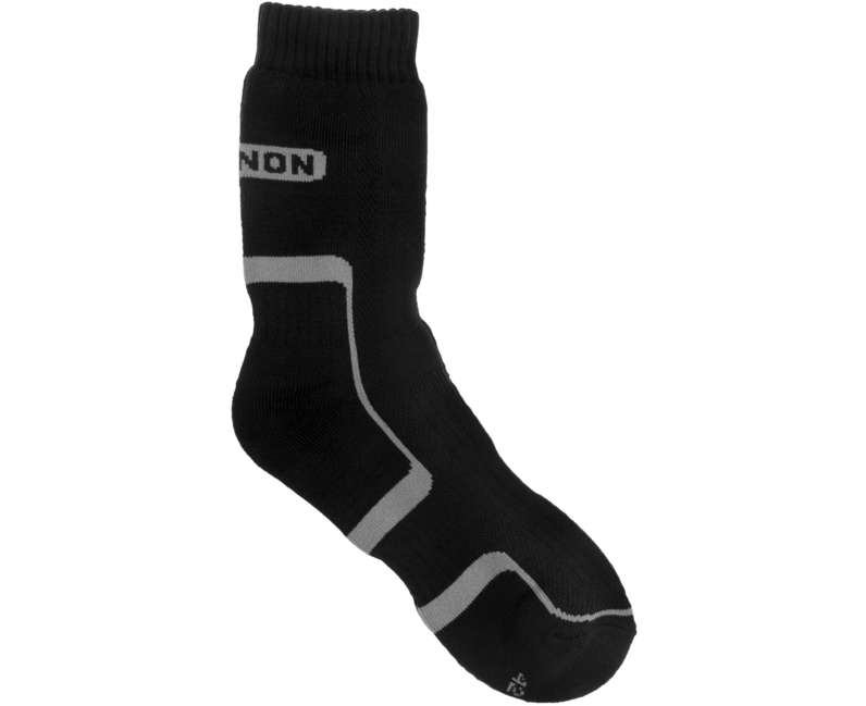 BENNON Trek Sock calze da trekking, nero/grigio