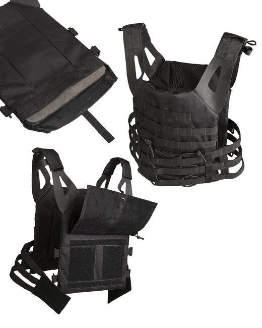 Mil-Tec MOLLE Plate Carrier GEN II, Black