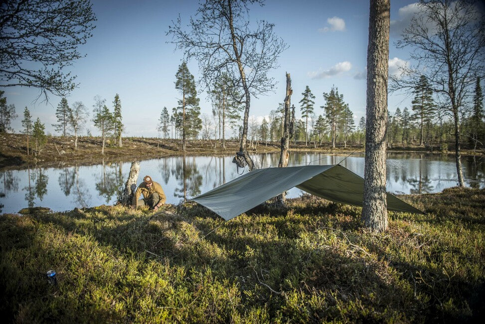 Helikon-Tex Shelter Cell - poliestere ripstop, verde taiga
